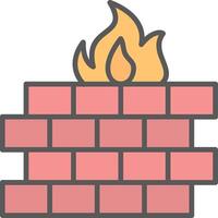 Firewall Vector Icon