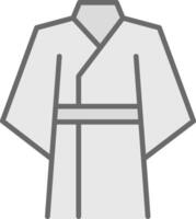 kimono vector icono