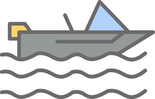 Motorboat Vector Icon