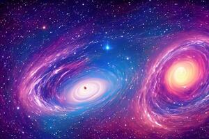 Embarking on a Stellar Journey through the Beautiful Pastel Galaxy, Where Soft Hues and Cosmic Serenity Merge, Unveiling a Celestial Tapestry of Tranquil Beauty and Galactic Splendor photo