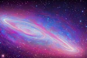 Embarking on a Stellar Journey through the Beautiful Pastel Galaxy, Where Soft Hues and Cosmic Serenity Merge, Unveiling a Celestial Tapestry of Tranquil Beauty and Galactic Splendor photo