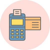 Credit Card Machine Vector Icon