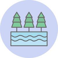 River Vector Icon