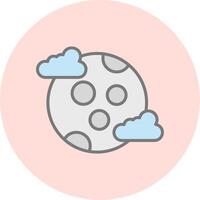 Full Moon Vector Icon