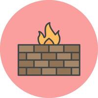 Firewall Vector Icon