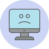 Blue Screen Vector Icon