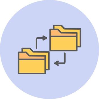 Data Copy Vector Icon