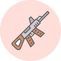 Machine Gun Vector Icon