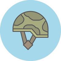 Military Helmet Vector Icon