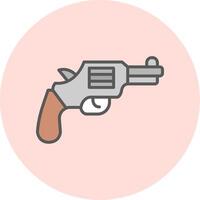 icono de vector de pistola