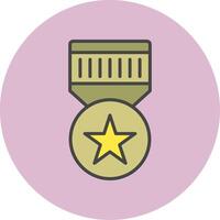 Military Badge Vector Icon