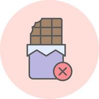 No Chocolate Vector Icon