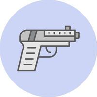 icono de vector de pistola