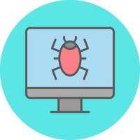 Computer Virus Vector Icon