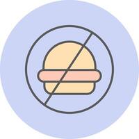 No Food Vector Icon