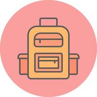 University Bag Vector Icon