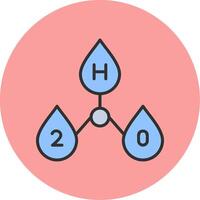 H2o Vector Icon