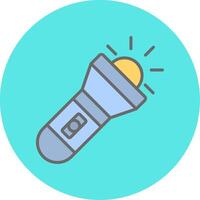 Flashlight Vector Icon