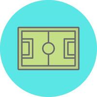 Football Ground Vector Icon