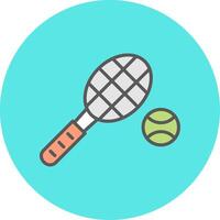 icono de vector de tenis