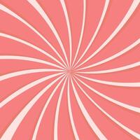 Hot pink sunburst background. Rays background in retro style. Vector. Vector illustration.