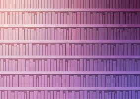 Graphic bookshelf violet pattern purple minimal background vector