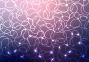 Abstract blue dark purple curve light line presentation background vector