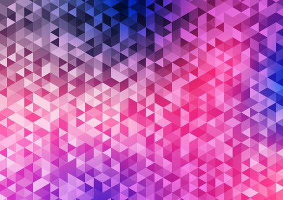 Geometric square box random pattern purple background