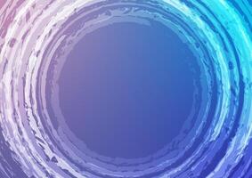 Blue water color circle abstract purple presentation background vector