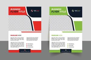 corporate business flyer template, modern flyer creative design, leaflet vector