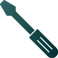 Screwdriver Glyph Gradient Icon vector