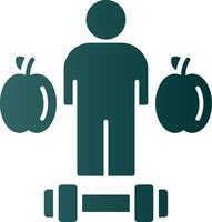 Lifestyle Glyph Gradient Icon vector