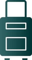 Luggage Glyph Gradient Icon vector