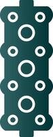 Gasket Glyph Gradient Icon vector