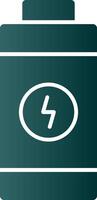 Battery Glyph Gradient Icon vector