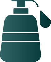 Liquid Soap Glyph Gradient Icon vector