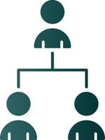 Hrm Glyph Gradient Icon vector