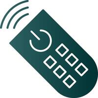 Remote Control Glyph Gradient Icon vector