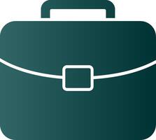 Brief Glyph Gradient Icon vector