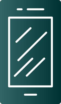 Mobile Phone Glyph Gradient Icon