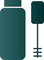 Mascara Glyph Gradient Icon vector