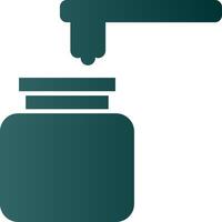 Wax Glyph Gradient Icon vector