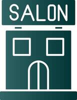 Salon Glyph Gradient Icon vector