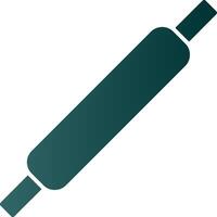 Rolling Pins Glyph Gradient Icon vector