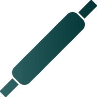 Rolling Pins Glyph Gradient Icon vector