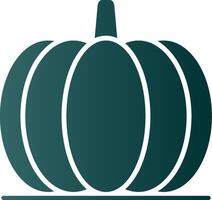 Pumpkin Glyph Gradient Icon vector