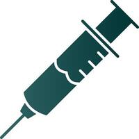 Injection Glyph Gradient Icon vector