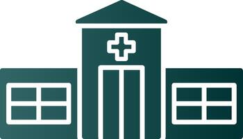 Emergency Room Glyph Gradient Icon vector