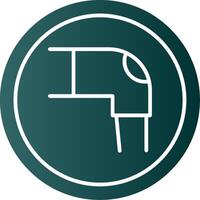 Orthopedics Glyph Gradient Icon vector