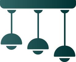 Ceiling Glyph Gradient Icon vector